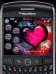 Animated 4th of July Heart Theme for BlackBerry  8900 Curve