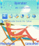 Sea, vector beach theme