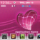 iHeart - girly iPhone theme for Blackberry 83xx os 4.5 ONLY