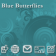 Blue Butterflies Zen
