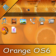 Orange Default OS7 theme by BB-Freaks