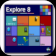 Explore 8 Version 1 for Blackberry Theme