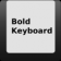 Bold Keyboard Theme