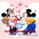 Mickey loves Minnie