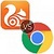 UC Browser versus Google Chrome Info
