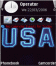 Neon Blue USA Theme Free Flash Lite Screensaver