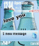 Love you-Valentine day,theme ui for nokia s60 3rd phones