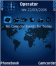 BLACK & BLUE world map