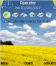 Yellow Field Nokia e90 Theme Includes Free Digital Clock Screensaver