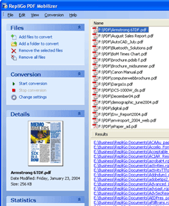 RepliGO PDF Mobilizer