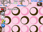8100 Blackberry ZEN Theme: Retro Circles