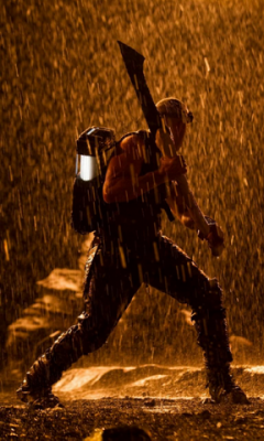 Riddick with rainy drops LWP