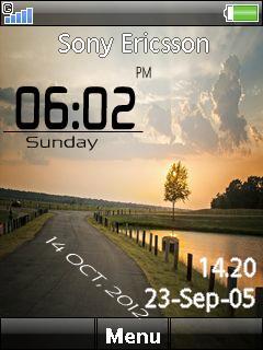 Road Digital Clock