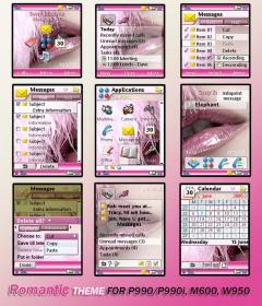 Romantic theme for P990/ P990i, M600, W950