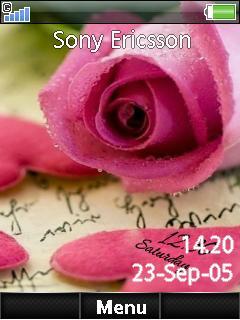 Rose Digital Clock