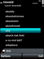 SlovoEd Compact Czech-Swedish & Swedish-Czech dictionary for S60