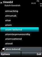 SlovoEd Compact Dutch-Swedish & Swedish-Dutch dictionary for S60
