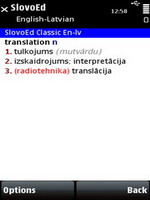 SlovoEd Classic English-Latvian dictionary for S60