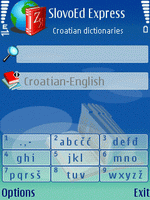 SlovoEd Express: Croatian Dictionaries for S60 3rd Edition