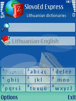 SlovoEd Express: Lithuanian Dictionaries for S60 3rd Edition