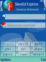 SlovoEd Express: Slovenian Dictionaries for S60 3rd Edition