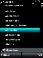 SlovoEd Compact German-Spanish & Spanish-German dictionary for S60