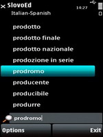SlovoEd Compact Italian-Spanish & Spanish-Italian dictionary for S60