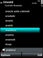 SlovoEd Compact Turkish-Russian dictionary for S60