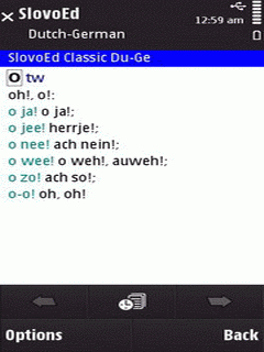 SlovoEd Classic Dutch-German & German-Dutch dictionary for S60