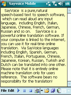 Sayvoice text-to-speech reader(2 voices)