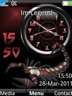 Scorpion Clock