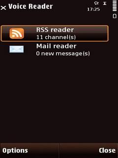 Speereo Voice Reader for Symbian