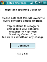 High-tech speaking Caller ID