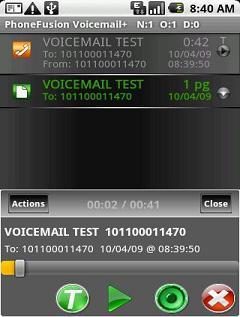 Visual VoiceMail