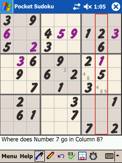 Pocket Sudoku WM6