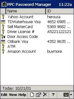 Password Manager for Pocket PC