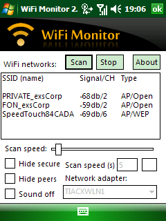WiFi Network Monitor and Scanner