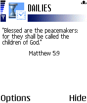Dailies - Biblical Scripture for Series 60