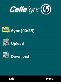 CelleSync - phone backup for Windows Mobile PPC  6