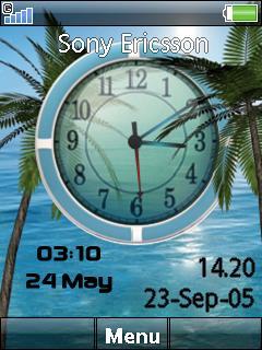 Sea Dual Clock