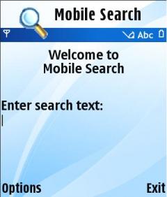 Mobile Search for S60 3rd edition