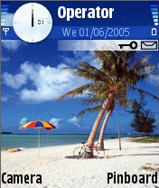 Sea shore for summer&winter,theme ui for nokia 3250/5500/n71/80/91...