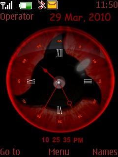 Sharingan Clock