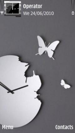 Silver Clock