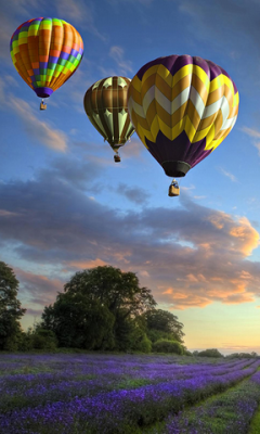 Sky with amazing balloons HD LWP