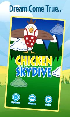 Skydiving Parachute Base Jump Chicken Fly