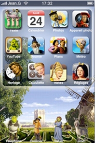 Shrek iphone theme