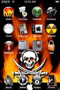 Music Pirate iphone theme