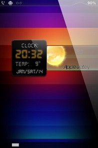 Digital Clock iPhone Lockscreen