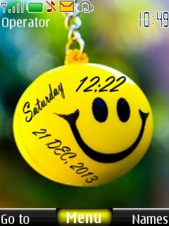 smile digital clock